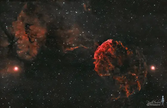 Quallennebel (IC 443) im Sternbild Zwillinge