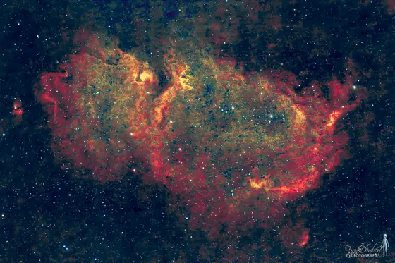 Seelennebel (IC 1848) im Sternbild Kassiopeia