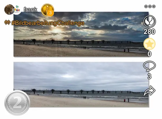 2. Platz bei der BildbearbeitungChallenge